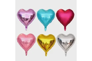18inch Valentine's Day Heart Inflatable Helium Balloon Birthday Party Decoration Kids Foil Balloons Adult Wedding Supplies