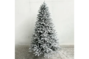 Wholesale Luxury Prelit 3ft To 10ft Snow Flocking Fat Artificial Christmas Decorative Trees