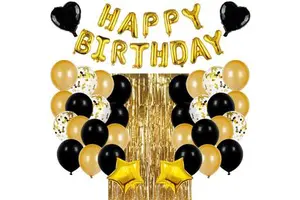 Adult Birthday Wedding Party Supplies Decoration 16" Multi-Color Eco-Friendly Happy Birthday Letter Foil Balloon Set Arch ML