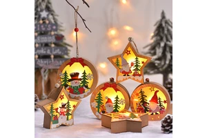 LED Illuminated Christmas Tree Festive Holiday Supplies for Christmas Decorations Indoor Christmas Ball & Tree Ornaments