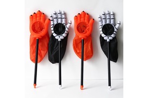 Halloween Adult Candy Props Ghost Festival Hand Skull Plastic Pumpkin Bags Outdoor Wholesale Toys