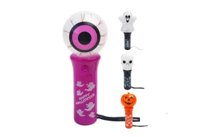 Cheap LED Lantern Toys Halloween Decorations Hand-hold Wand Ghost Pumpkin LED Halloween Wand Toys Halloween Mini Luminous Toys