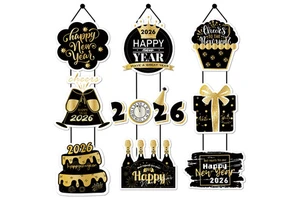 Chinese New Year Paper Hanging Decoration Traditional Spring Festival Door Wall Ornament Lunar New Year Party Supplies Reusable