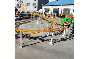 Nova Rides Roller Coaster-style Flume Ride Wacky Worm Caterpillar Roller Coaster For Kids & Family Big Roller Coaster For Adults