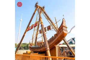 China Outdoor Thrilling Playground Fairground Amusement Park Adult Ride Pirate Ship For Sale