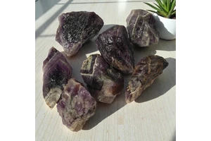 Wholesale Bulk High Quality Natural Raw Amethyst Rough Stones Jewelry Making Feng Shui Home Decoration Christmas New Year