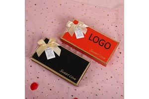 Customize Valentine's Day Rigid Chocolate Box Festival Gift-worthy Biodegradable Creative Fixed Color Chocolate Box