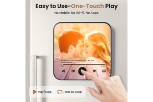 NEW Valentine's Day Fresh Gifts Custom Festival Gift Durable Plastic Magnetic Fridge Magnet USB Rechargeable Music Player