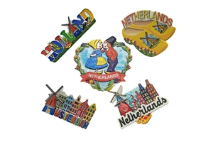 Factory Custom Resin 3d Printing Windmill Holland Dutch Souvenir Fridge Magnet