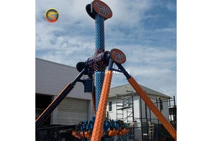 Typhoon 360 Extreme Thirlling Amusement Park Rides Frisbee 360 Pendulum Carnival Flat Attractions