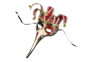 Antique Greek Roman Half-Face Masks Vintage Venetian Carved Masks for Party Halloween Masquerade Carnival Wholesale Product