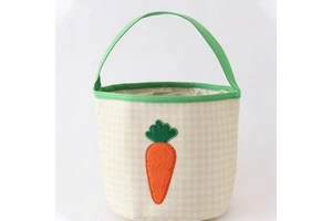 Wholesale Personalized Handle Bunny Oxford Cloth Easter Eggs Candy Basket For Kids