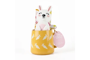 BespritGift New Trending Products 2025 Easter Festive Gift Custom Bunny Toys Chocolate Candy Novelty Mug Gifts Set for Easter