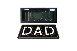 Wholesale Father Day Gift Set Rectangular Flower Box Dad Gift Box for Father's Day