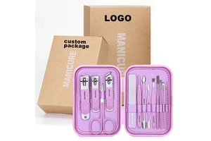 High Quality 13PCS Stainless Steel Nail Clippers Pedicure Manicure Kit Personal Finger Care Tool Beauty Set For Women Gift