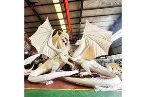 Hot Selling Animatronics Halloween Decoration Life Size Dragon