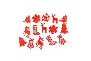 Christmas Items, Christmas Gift, Felt Reindeer Sock Tree Snowflake Bell Christmas Ornaments Decoration Sales
