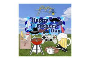 Wholesale Custom Best Dad in the World Happy Father's Day Gift for Dad Yard & Lawn Signs 18x24 With H-stakes Outdoor Ornaments