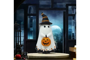 Halloween Creative Ghost Pumpkin Ornaments Party Props Decoration Cute Dolls Resin Crafts Wholesale