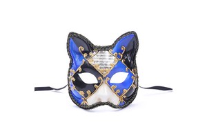 Halloween Animal Mask Half Face Festival Anime Party Mask European American fox Masquerade Ball Venice