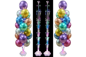 7/13/19 Tube Balloon Holder Balloons Stand Column Eid Balloon Adult Kids Birthday Party Baby Shower Wedding Decoration Supplies