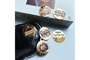 Thanksgiving Theme Acrylic Cake Topper " Thanksgiving Day" Cake Decoration