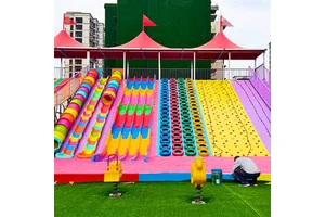 Factory Direct Cheap Price Professional Manufacturer Outdoor Thrilling Funny Attraction Amusement Park Rainbow Slide