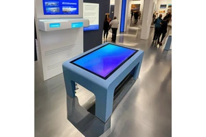 Kids Educational Smart Table With Multi-Touch Screen OEM Children's Intelligent LED Tube Illuminated Game Table For Home School