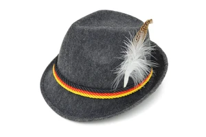 Oktoberfest Outfit Costume Accessories German Alpine Bavarian Felt Hat for Men German Oktoberfest Hat