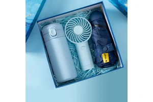 Birthday Mother's Valentine's Day Gift Set Vacuum Cup Coffee Mug Umbrella Gift Set Luxury Gift Box for Women
