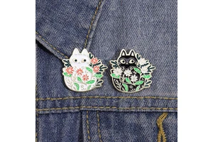 Wholesale Custom Logo Cute Soft Hard Enamel Gold-Plated Lapel Pins for Chinese New Year and National Day