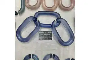 The Customization resin Chain links very big size and clear colors multi colors resin big links available