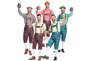 High Quality Adult Man Oktoberfest Costume Bavarian Octoberfest German Men Beer Festival Cosplay Halloween Costumes