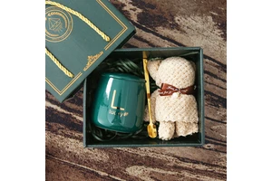 Customised Unique Promotional Coffee/Tea Mug Gift Set Logo Printing for Christmas Father's Day Mother's Day Thanksgiving Chinese
