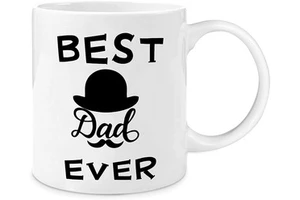Best Dad Ever Coffee Mug Father's Day Dad Birthday Gifts Ceramic Coffee Mug Tea Cup Customize Your Text