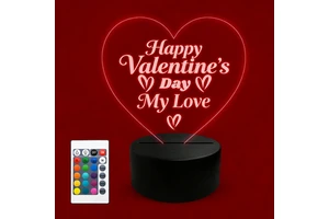 Innovation Unique New Products Ideas Valentines Day Gift Arts Crafts for Boyfriend Girlfriend Personalised LED Sign Night Light