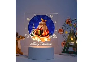 LED Other Christmas Decorations Supplies Light Ornaments Gift Toy Decor Christmas Gifts 2022 Doll Kids Present Product