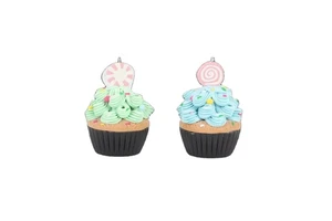 New Arrival Christmas Tree Clay Ornaments 3-Inch Cartoon Christmas Cake Decoration Christmas Tree Ornaments
