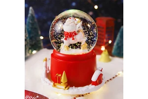 Christmas gifts: crystal balls, Santa Claus trees, music boxes, snowy birthday music boxes for children, boys and girls