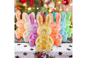 High Quality Easter Color Cartoon Cute Rabbit Crafts Couple Bunny Accessories Decoration Gift Easter Party Decorations