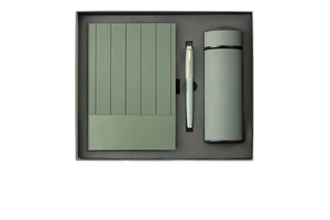 Promotional Items with logo Printing Souvenirs for Wedding Guests Customized Pieces Notebook Gift Set with Water Bottle and Pen