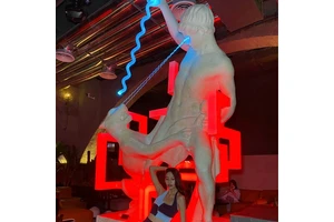 TAO Tao Bar Ancient Roman Sculpture Custom Factory Music Tavern Restaurant Internet Celebrity Trend Soft Decorations