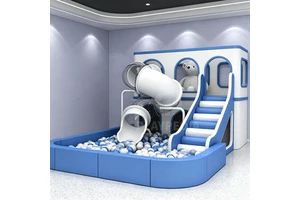 Soft Play Frame With Trampoline For Kids Small Indoor Playground For School & Shopping Mall