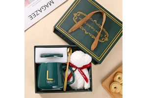 Customized Logo Christmas Celebration Father's Day Gift Set Water Cup Mug for Wedding Ceremony Accompaniment Personalized Gift