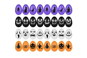 PARTYMENT Customizable Halloween Horror Ghost Easter Egg Painting Kit for Kids DIY Craft Party Favors Holiday Festive Gifts