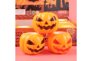 Halloween Wholesale Funny Squeeze Pumpkin Custom Toy Funny Ghost Fun Pumpkin Squeeze Customizable Decompression Toys