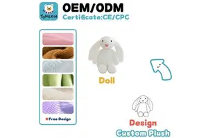 Manufacturer Wholesale Custom Cute Long Ear Rabbit 25cm Stuffed Animal Custom Cheap Soft Easter Bunny Rabbit Toys CPC CE OEM ODM