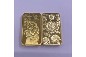 2026 New Arrivals Non-magnetic Mom Gifts for Mothers Day Plated Gold Bars Souvenir Collectible Gift Sets