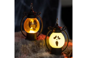 Halloween new products: Portable night lights, LED electronic , small horse lanterns, horror props and ornaments