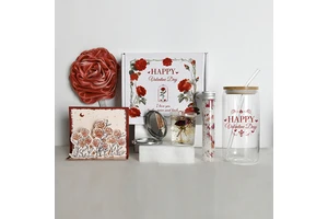 Luxury Valentine's Gift Sets With Egg-shell Cup Items Customized Business Bath Salt Gift Set for Boyfriends Girlfriends Presents